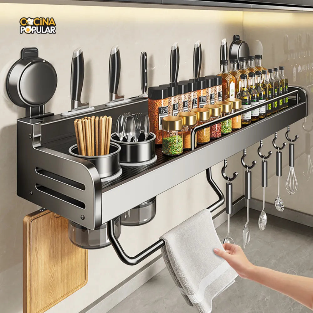 Organizador de Cuchillos y Especias - Cocina Popular - Cocina Popular