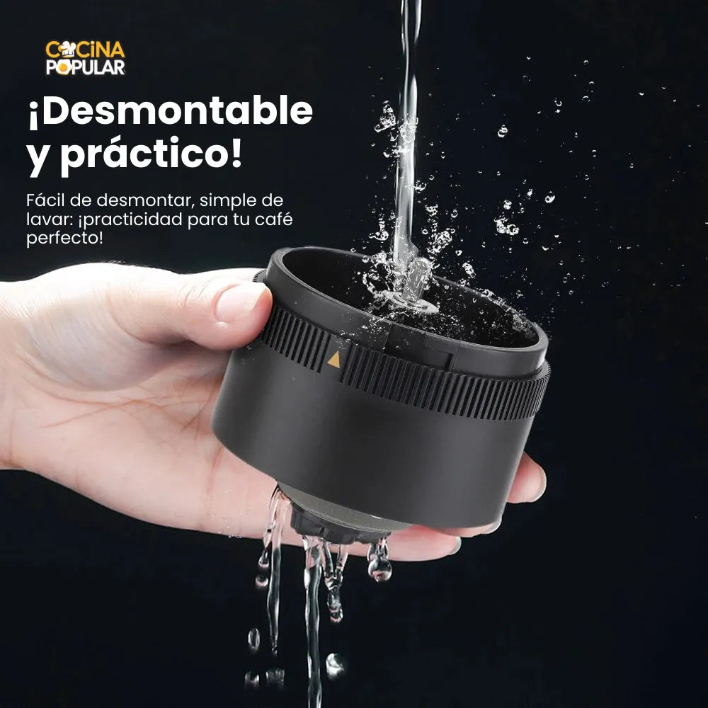 Molinillo de Café Eléctrico Portátil USB - Molienda Profesional - Cocina Popular - Cocina Popular