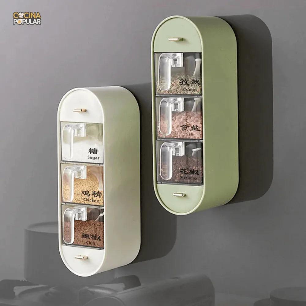 Soporte para condimentos 5 en 1 - Cocina Popular - Cocina Popular
