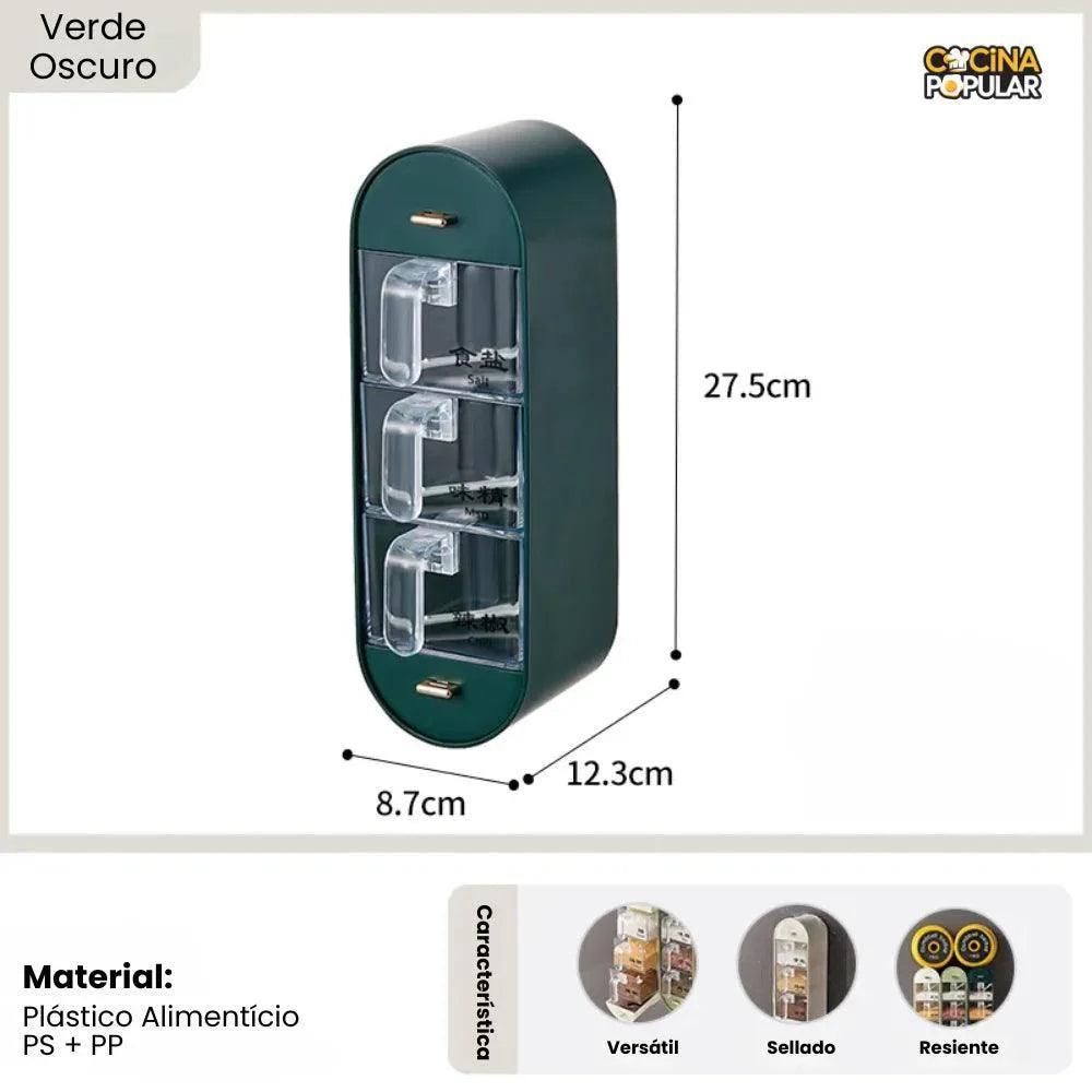 Soporte para condimentos 5 en 1 - Cocina Popular - Cocina Popular