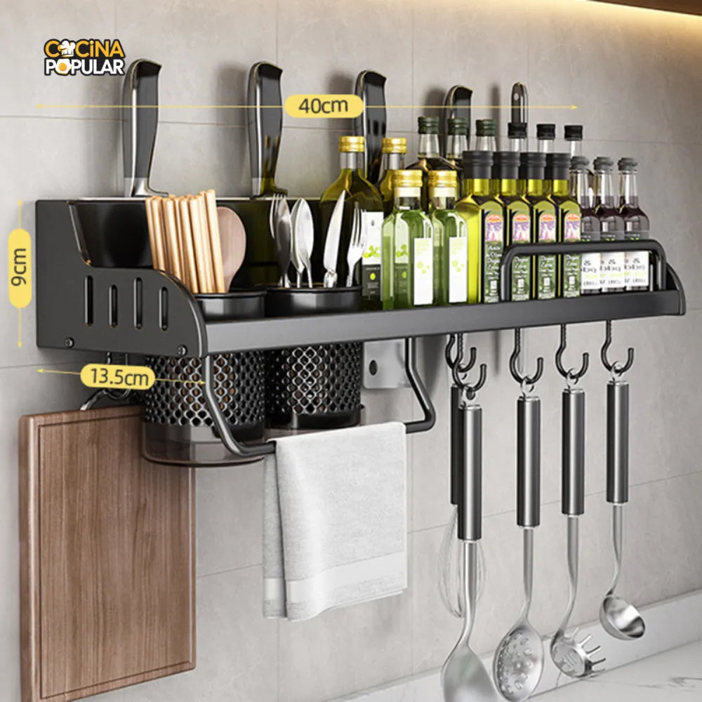 Organizador de Cuchillos y Especias - Cocina Popular - Cocina Popular