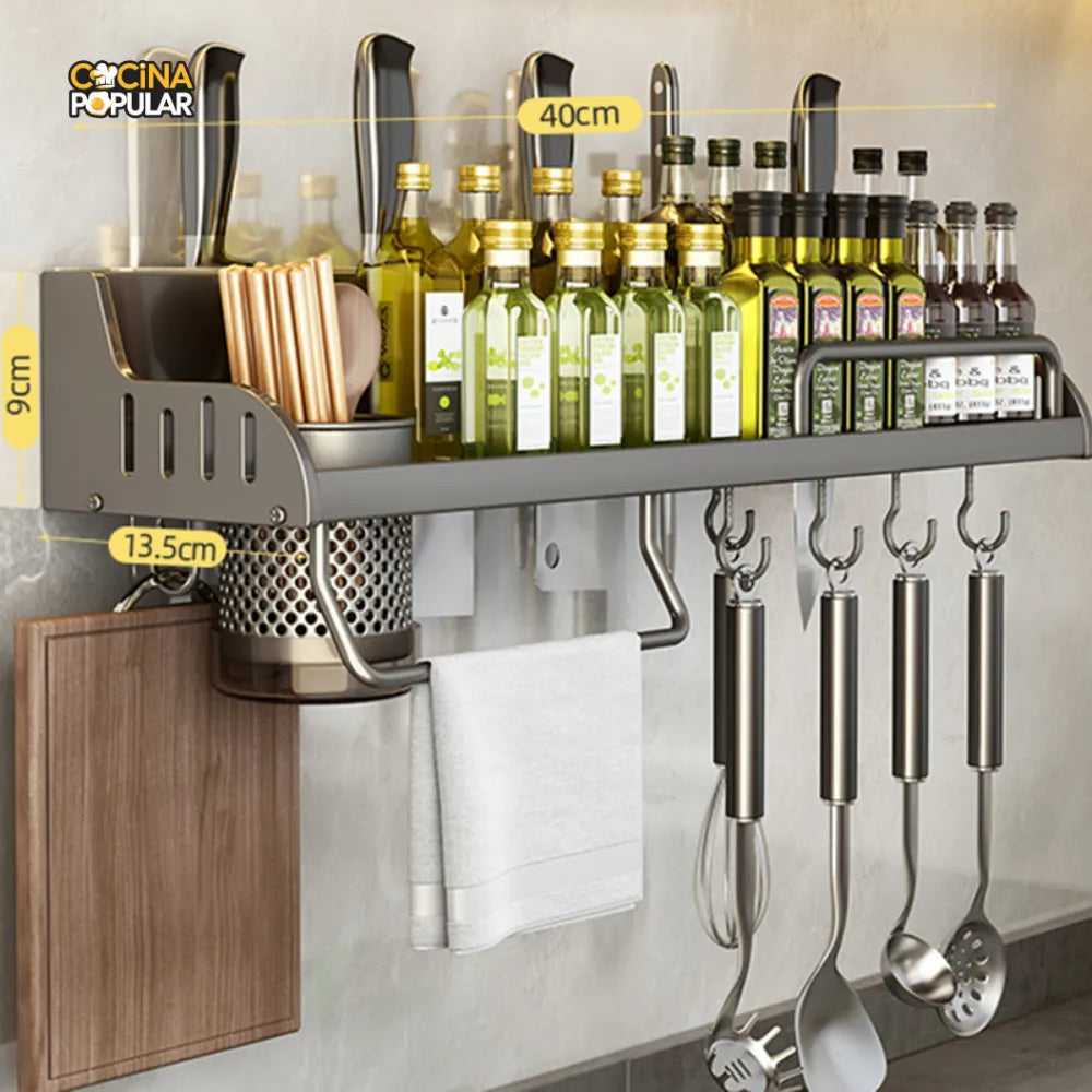Organizador de Cuchillos y Especias - Cocina Popular - Cocina Popular