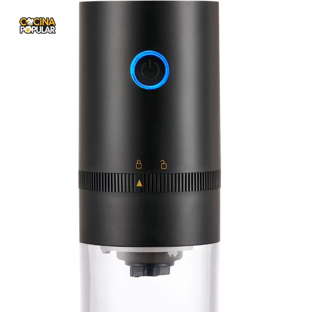 Molinillo de Café Eléctrico Portátil USB - Molienda Profesional - Cocina Popular - Cocina Popular