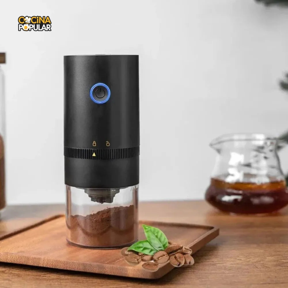 Molinillo de Café Eléctrico Portátil USB - Molienda Profesional - Cocina Popular - Cocina Popular