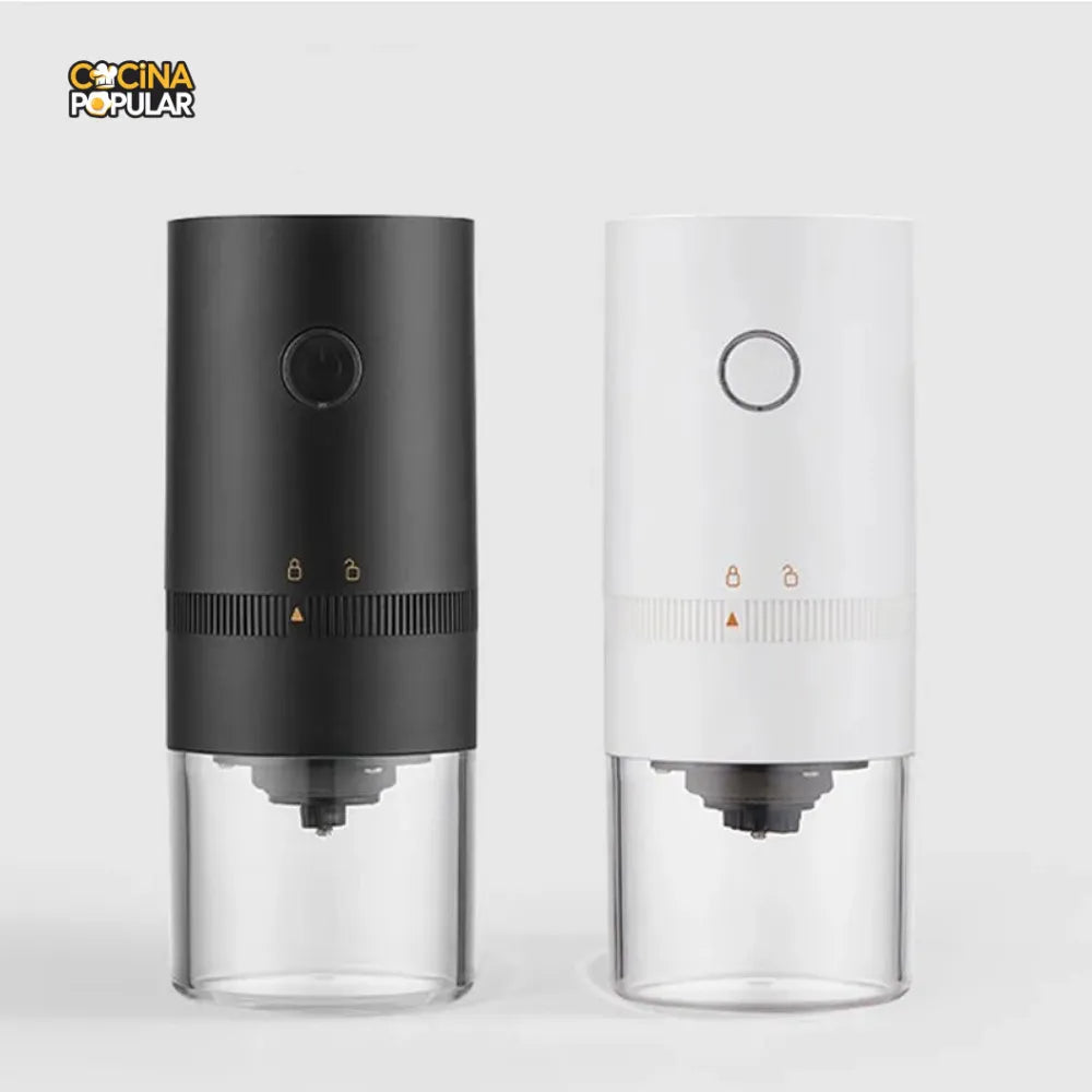 Molinillo de Café Eléctrico Portátil USB - Molienda Profesional - Cocina Popular - Cocina Popular