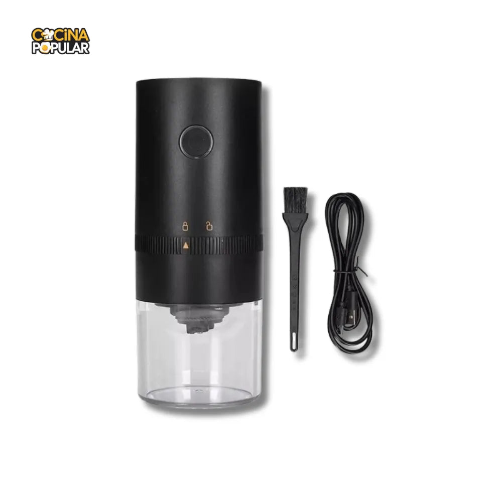 Molinillo de Café Eléctrico Portátil USB - Molienda Profesional - Cocina Popular - Cocina Popular