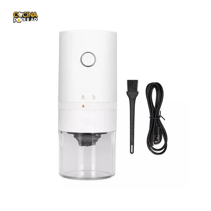 Molinillo de Café Eléctrico Portátil USB - Molienda Profesional - Cocina Popular - Cocina Popular
