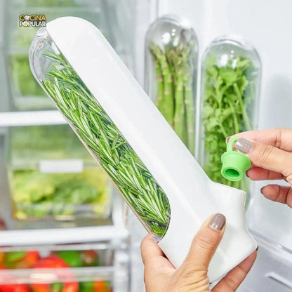 Contenedor para Hierbas Frescas - Cocina Popular - Cocina Popular