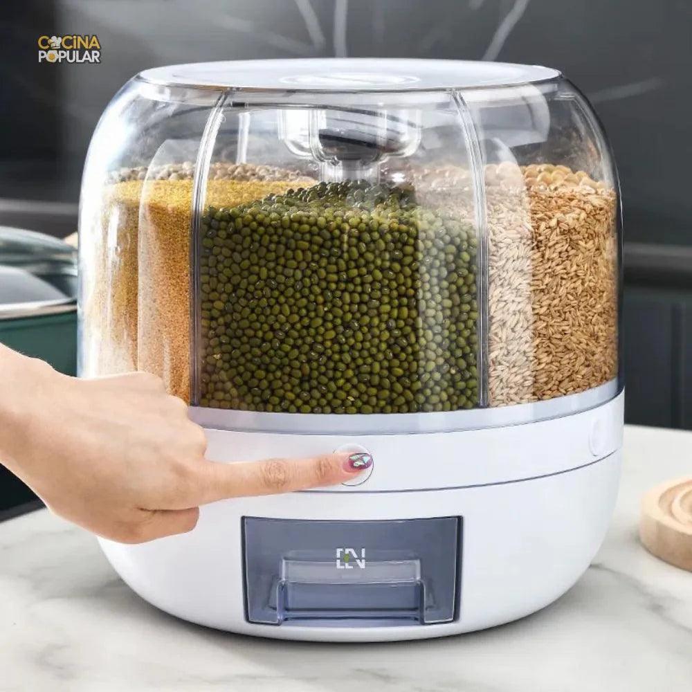 Dispensador de Alimentos Giratorio Redon - Cocina Popular - Cocina Popular