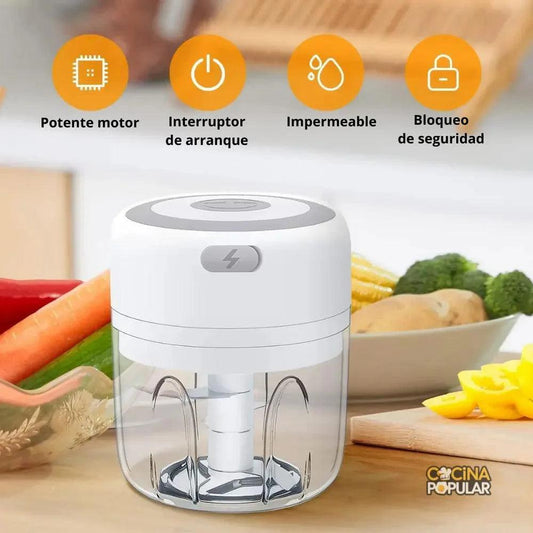 Mini Processador de Alimentos Multiuso - Cocina Popular - Cocina Popular