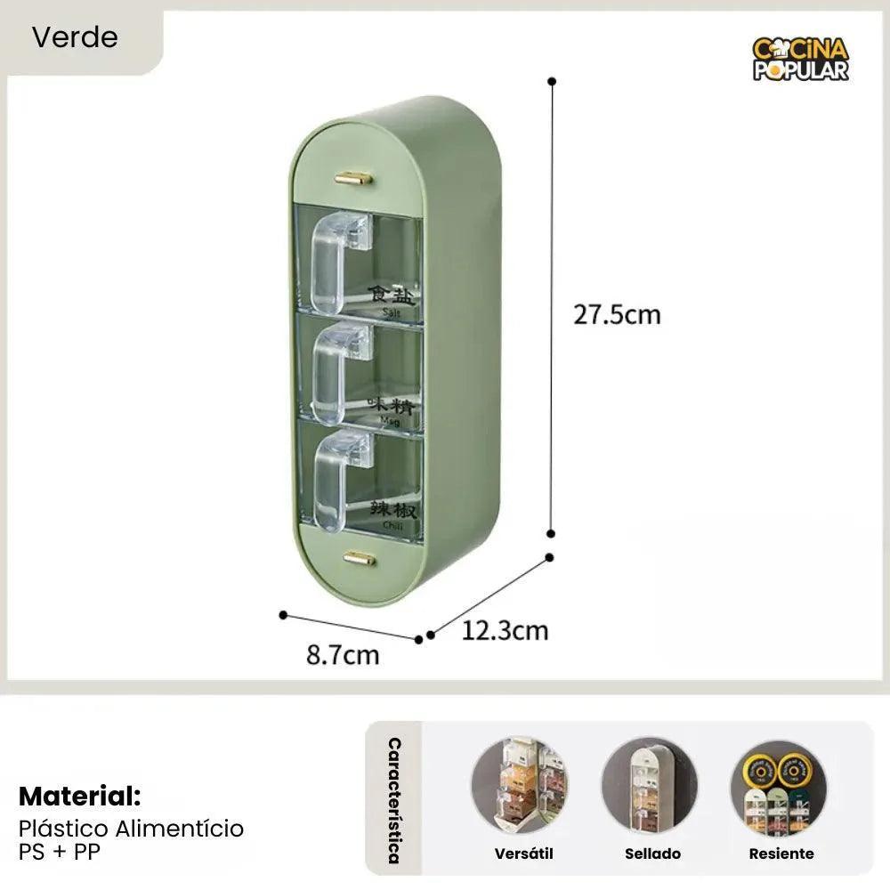 Soporte para condimentos 5 en 1 - Cocina Popular - Cocina Popular