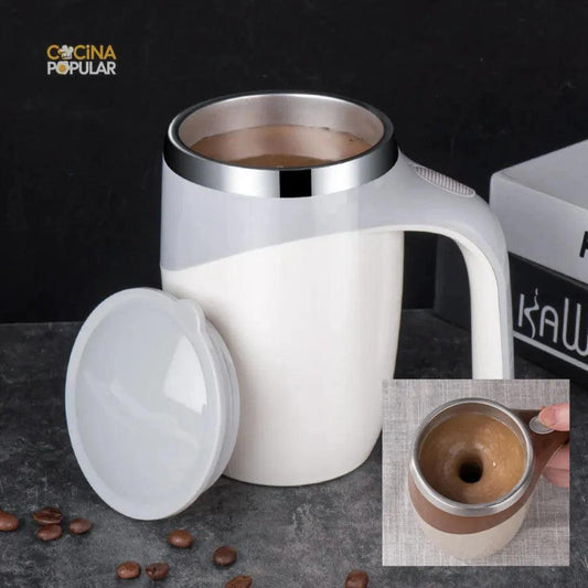 Taza de Café con Agitación Automática - Cocina Popular - Cocina Popular